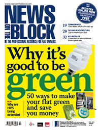 Redesign of News on the Block magazine by Nick McKay. Cover