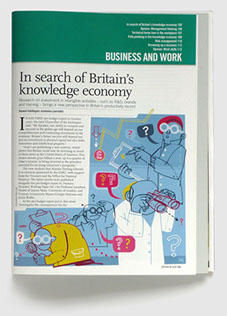 Design of Britain Today magazine by Nick McKay, business feature
