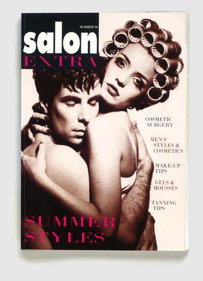 Design & art direction of Salon Extra magazine by Nick McKay, cover