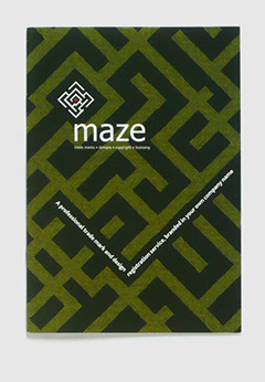 Branding, design & art direction for Maze by Nick McKay, cover